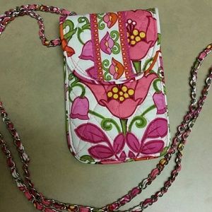 Vera Bradley cell phone, ID, credit card wallet